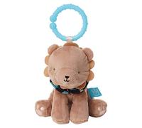Manhattan Toy León Fairytale Lion-Juguete de Viaje para bebé con Campanilla, Orejas Arrugadas y mordedor con Clip, Multicolor, Talla única (161510)
