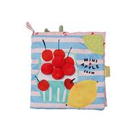 Manhattan Toy Mini-Apple Farm - Libro de Actividad Suave para bebés y niños pequeños con Espejo Discovery y mordedor Texturizado