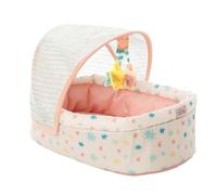 Manhattan Toy Stella Collection - Cuna Suave con toldo extraíble y móvil para muñecas de 30,48 cm a 38,1 cm