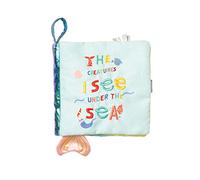 Manhattan Toy Under The Sea - Libro de actividades para bebé suave con pez chirriador, multicolor, pequeño