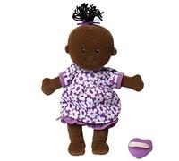 Manhattan Toy Wee Baby Stella 317460 - Muñeca Suave de 30,48 cm, Color marrón/Negro/Morado/Blanco