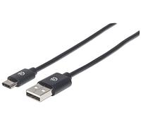 MANHATTAN USB 2.0 Typ C-Kabel C-Stecker/A-Stecker ACC NUEVO