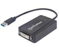 Manhattan VGA a HDMI convertidor Negro Negro SuperSpeed USB 3.0 auf DVI Konverter