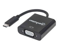 Manhattan VGA a HDMI convertidor Negro Negro USB 3.1 auf VGA Konverter