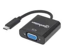 Manhattan VGA a HDMI convertidor Negro Negro USB 3.1 auf VGA Konverter