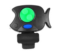 manhegari Alarmas para mordida para caña de | Alarmas electrónicas para noche con luz LED - Equipo inteligente con alarma sonora para aguas dulces, agua salada y deportes acuáticos al aire libre |