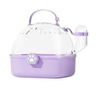 manhegari Bolsa de salida del loro, jaula de viaje para portadores de pájaros | Caso de pequeñas compañías de mascotas - Estuche panorámico portátil con botella de agua para aventuras salvajes