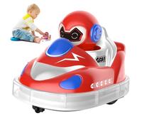 Manhegari - Coche teledirigido - Auto amortiguador teledirigido - Vehículos de carreras y combate con luces y sonidos, juguete acrobático para 3+ años, interior exterior trasero