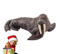 manhegari Figuras de Animales Polares, Figuras de Animales de Invierno, Estatuas de MODRES RELACES RELICIAS, Modelo de Paisaje Kit Ciencia educación cognición, para Niños Niñas