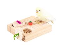 manhegari Juguete para masticar periquitos, juguete para masticar pájaros, zona de juego natural segura con cuidado del pico para comportamiento de anidación, contacto social y entorno de jaula con