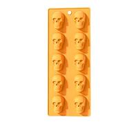 manhegari Molde de Halloween - Moldes de silicona para dulces y chocolate, resistentes al calor, utensilios para hornear para cubitos de hielo, dulces, postres