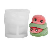 Manhegari Moldes De Pastel De Silicona | Moldes De Fondant 3D En Forma De Serpiente,Molde Moldeo De Resina Animal Lindo Para Dulces Cupcakes | Chocolate Cookie Velas de arcilla