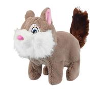 manhegari Peluche Ardilla | suave tranquilizador para niños | interactivo para decoración del hogar, Compañero electrónico de dibujos animados para niños y niñas
