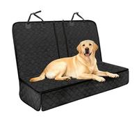 manhegari Protectora para Asiento de Coche para Perros,Alfombrilla Resistente A Arañazos Con Correa Ajustable - De Asiento Trasero Para Perros,Para SUV Autocaravana Sedán Camión Viaje Cachorros