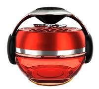 manhegari Purificador de aire de automóvil giratorio solar, difusor de del automóvil solar,Difusor de terapia con energía solar - Decoración del tablero de 50 ml, suministros de fragancias, accesorios