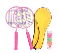 Manhegari Raquetas de bádminton - Set de bádminton - Equipo Transportable para Programas 3-7 Años Entrenamiento Deportivo Camping Picnic Juegos de Césped Educación