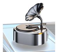 manhegari Solar Air Shower Car, Air Air Ambientador, Difusor automático con energía solar, Fragancia de automóvil de fonógrafo rotativo para el estudio de camiones interiores y uso de viajes