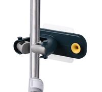 manhegari Soporte para fregona | Soporte de pared con ganchos, ahorro de espacio, autoadhesivo, sin residuos, para baño, cocina