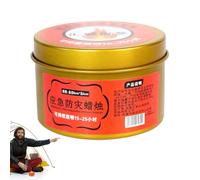 Manhegari - Velas de supervivencia de larga duración para interiores, velas de larga duración para cortes de energía, material de supervivencia inodoro e iluminación antiviento para acampar