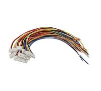 MANHONG Conector de cableado de Circuito electrónico 10pcs 26AWG JST XH-2.54 2P 3P 4P 5P 6P 7P 8P 9P 10PIN XH2.54 Pitch 2.54mm Conector de Cable de Cable de 2,54 mm con Cables 30 cm de Longitud