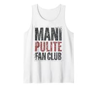 Mani Pulite Fan Club Ironica Anni 90 Italiani Camiseta sin Mangas