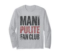 Mani Pulite Fan Club Ironica Anni 90 Italiani Manga Larga