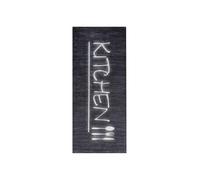MANI TEXTILE TPS_KITCH_NEGRO 60 Alfombra, Poliéster, 60 x 90