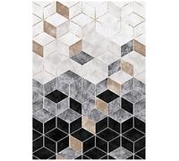 MANI TEXTILE TPS_LUXE_NEGRO 80 Alfombra, Poliéster, 80x150