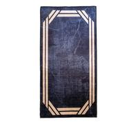 MANI TEXTILE TPS_REBELLE_NEGRO_120 Alfombra, Poliéster, 120 x 180