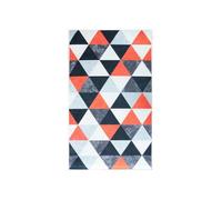 MANI TEXTILE TPS_TRIAN_ROU_120 Alfombra, Poliéster, Rojo, 120 x 180