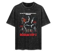 Maniac Cop William Lustig Horror Movie 1988 Unisex T-Shirt Black Mens Top tee XL