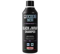MANIAC LINE MAFRA Champú Black & Wrap | Jabón de lavado de coche 2 en 1 | Mejora el brillo y acción antimanchas | Seguro para pintura negra, acabados mate y envolturas de vehículos | 500 ml