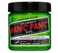 Manic Panic CLÁSICO DE ALTO VOLTAJE - Tinte para el cabello semipermanente, apto para veganos y sin el químico PPD, de larga duración 118 ml Lagarto eléctrico