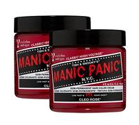 Manic Panic Cleo Rose Classic Cream, coloración semipermanente para el cabello rojo, vegana y libre de crueldad animal, 2 x 118 ml