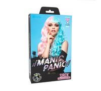 Manic Panic Cotton Candy Angel Siren Wig - peluca azul claro-rosa pastel