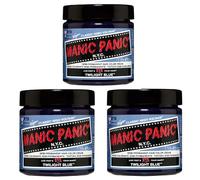Manic Panic Dusk Blue: libre de crueldad animal, vegano y radiante - 3 x 118 ml