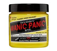 Manic Panic Electric Banana Classic Creme, coloración semipermanente para el cabello amarillo, 118 ml