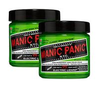 Manic Panic Electric Lizard Classic Creme, Vegan, Cruelty Free, Green Semi Permanent Hair Dye 2 x 118ml