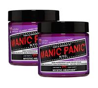 Manic Panic Mystic Heather Classic Creme, Vegan, Cruelty Free, Purple Semi Permanent Hair Dye 2 x 118ml