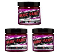 Manic Panic Pink Warrior Cruelty Free, Vegetariano y Vibrante, 3 x 118 ml