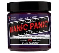 Manic Panic Plum Passion Classic Creme, tinte morado semipermanente vegano y sin crueldad animal, 118 ml