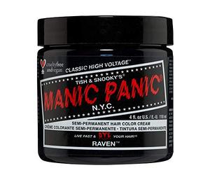 Manic Panic - Raven Classic Creme Vegan Cruelty Free Black Semi Permanent Hair Dye 118ml