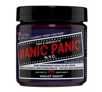 Manic Panic Violet Night Classic Creme, coloración semipermanente para el cabello morado, vegana y sin crueldad animal, 118 ml
