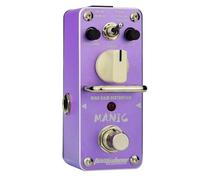 MANIC - Pedal de efecto de guitarra eléctrica de distorsión de alta ganancia, mini pedal de efectos de guitarra analógica