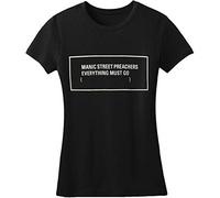 Manic Street Preachers - T-Shirt # Xxl Black Femmina # Everything Must Go Monochrome