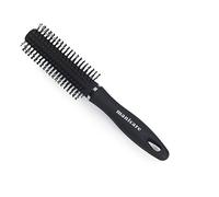 Manicare Cepillo radial para secar el cabello, adecuado para todas las longitudes y tipos de cabello, uso en cabello húmedo o seco, cepillo redondo de cerdas con punta de bola, peluquería y aseo en