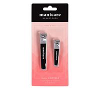 Manicare Cortaúñas de acero inoxidable, 2 unidades, cortaúñas pequeñas y medianas para un corte preciso de uñas de los pies y las uñas, hoja profesional, perfecto para manicura y pedicura en el hogar