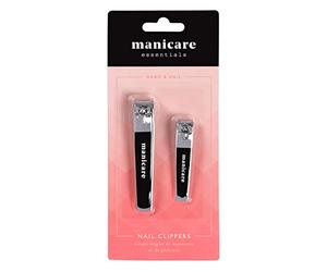 Manicare Cortaúñas de acero inoxidable, 2 unidades, cortaúñas pequeñas y medianas para un corte preciso de uñas de los pies y las uñas, hoja profesional, perfecto para manicura y pedicura en el hogar