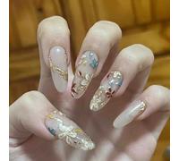 Manicura de temperamento, pura mano con un producto terminado de manicura de estudiante de temperamento francés fresco.(L)