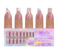 Manicura Francesa Uñas Artificiales 150 Piezas Para Imprimir Uñas Para Eliminar Uñas Accesorios Para Pegar Uñas Para Cualquier Ocasión